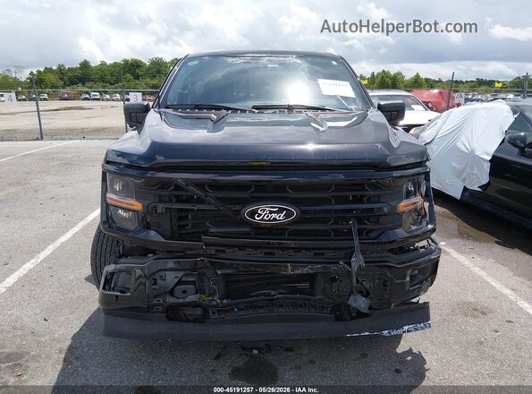 1FTFW3LD2RFB77796 2024 FORD F150 Black Instrument cluster view