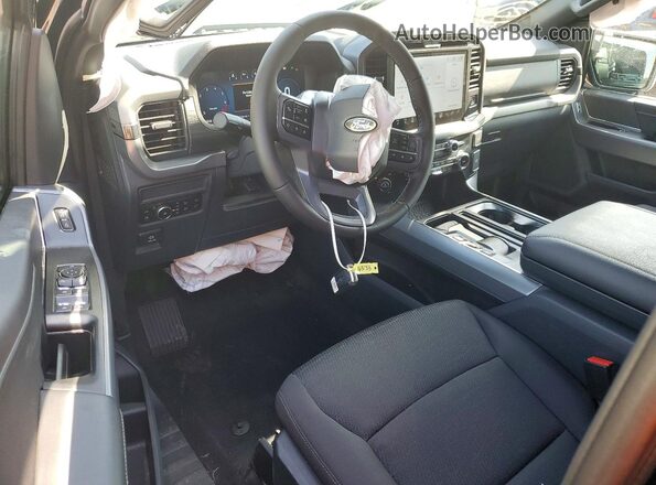 1FTFW3LD8SFB81101 2025 FORD F150 Black Widok deski rozdzielczej