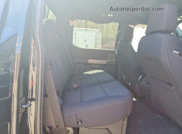 1FTFW3LD8SFB81101 2025 FORD F150 Black Widok tylnych siedzeń