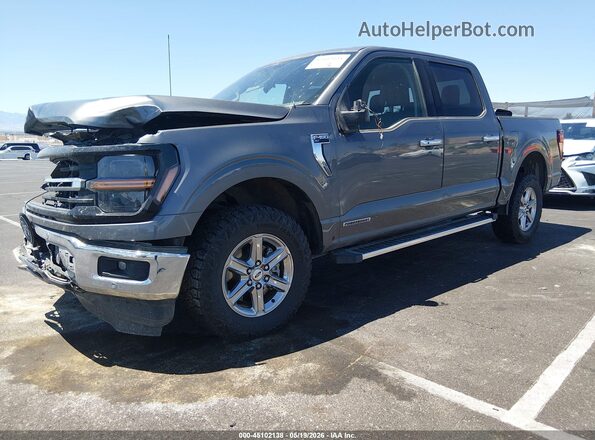 1FTFW3LD9SFA39663 2025 FORD F150 Gray წინა მარცხენა ხედი სამი მეოთხედიდან