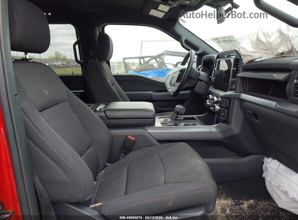 1FTFW3LDXSFB74439 2025 FORD F150 Red Front interior view