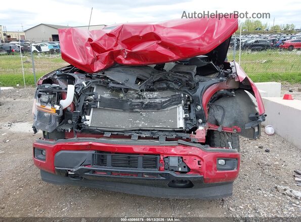1FTFW3LDXSFB74439 2025 FORD F150 Red Rear interior view