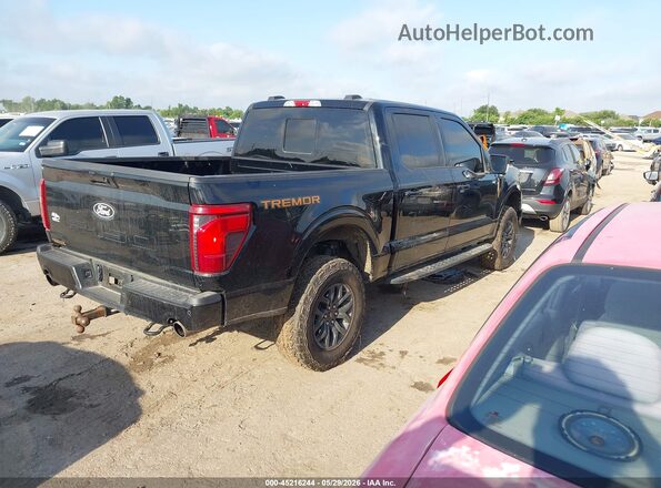 1FTFW4L51SFC40018 2025 FORD F150 Black Задня права чверть