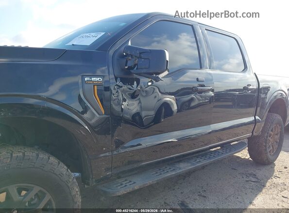 1FTFW4L51SFC40018 2025 FORD F150 Black Вид спереду