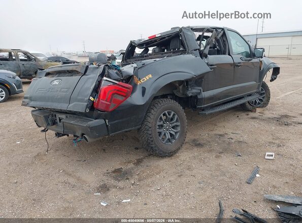 1FTFW4L55RFB91044 2024 FORD F150 Черный Задняя правая четверть