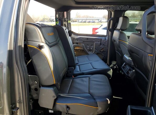 1FTFW4L57SFC29105 2025 FORD F150 Gray Rear seats view