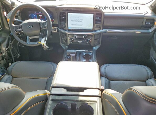 1FTFW4L57SFC29105 2025 FORD F150 Gray Dashboard view