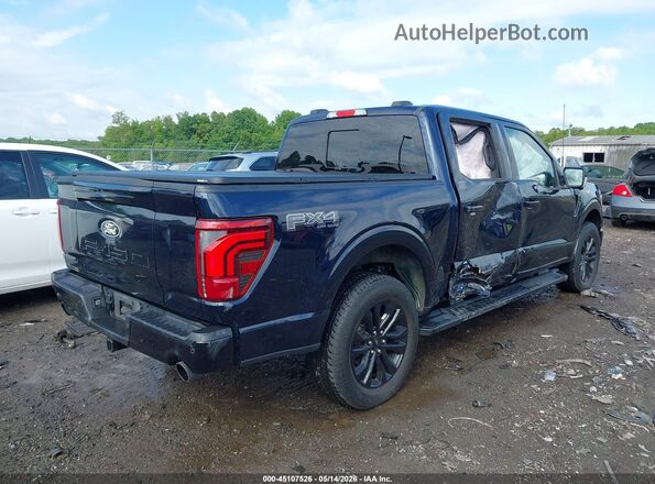 1FTFW5L58RFB44922 2024 FORD F150 Синий Задняя правая четверть