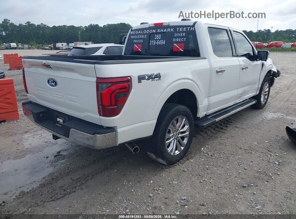 1FTFW5L85RFA70336 2024 FORD F150 Белый Задняя правая четверть