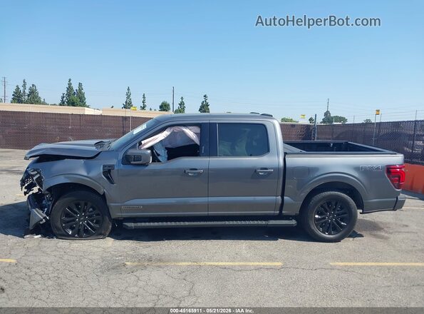 1FTFW5LD0RFB48244 2024 FORD F150 Серый Панорамный вид салона 360°