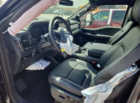 1FTFW5LD7SFC37704 2025 FORD F150 Black Vista interior delantera