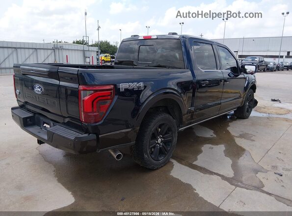 1FTFW6L84RFB25848 2024 FORD F150 Blue Tył prawy