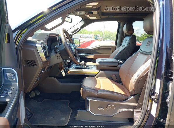 1FTFW6LD2SFA06988 2025 FORD F150 Синий Вид салона спереди