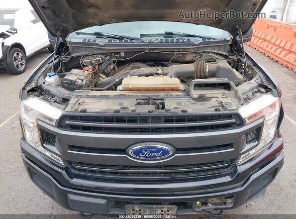 1FTFX1E47KKD64687 2019 FORD F150 Black Вид ззаду