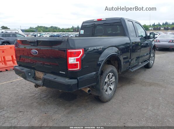 1FTFX1E47KKD64687 2019 FORD F150 Black Задня права чверть
