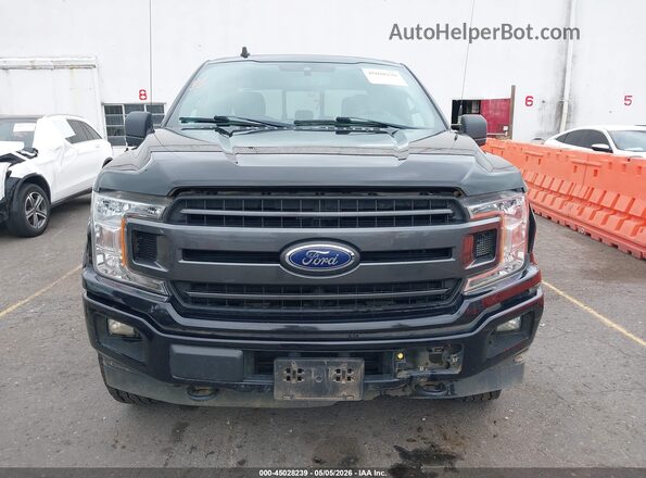 1FTFX1E47KKD64687 2019 FORD F150 Black Вид щитка приладів