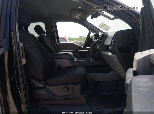 1FTFX1E50JFE20047 2018 FORD F150 Black Front interior view