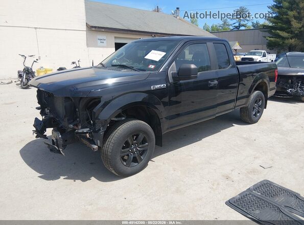 1FTFX1E50JFE20047 2018 FORD F150 Black Front left