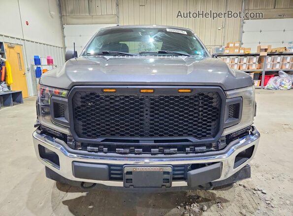 1FTFX1E52JKF96976 2018 FORD F150 Gray 