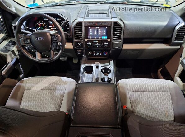 1FTFX1E52JKF96976 2018 FORD F150 Gray 