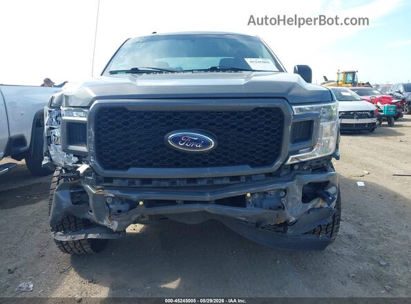 1FTFX1E58JFC62833 2018 FORD F150 Gray Front view