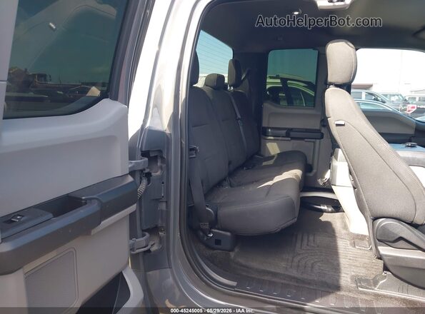 1FTFX1E58JFC62833 2018 FORD F150 Gray VIN sticker view