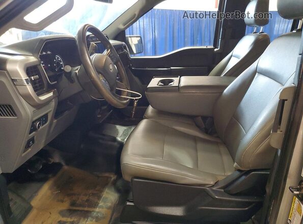 1FTFX1E5XNFB02281 2022 FORD F150 Silver Սալոնի դիմացի տեսք