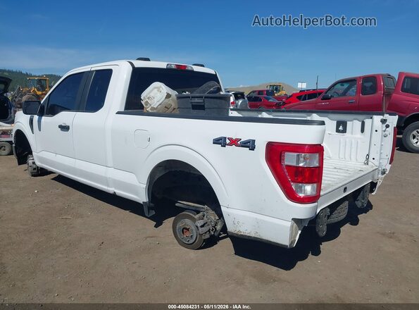 1FTFX1E82MFA28489 2021 FORD F150 Белый Задняя левая четверть