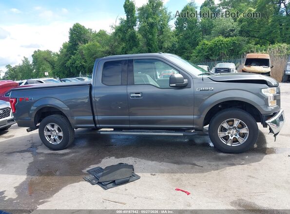 1FTFX1EF2HFA18419 2017 FORD F150 Gray 