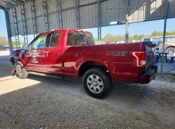 1FTFX1EF2HKE15927 2017 FORD F150 Red Rear left