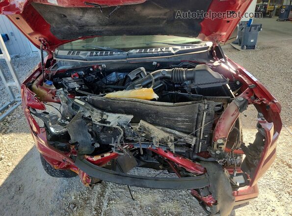 1FTFX1EF2HKE15927 2017 FORD F150 Red Rear interior view