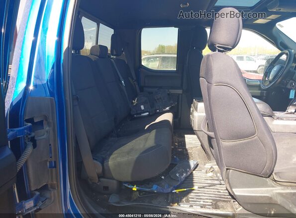 1FTFX1EF3HFA61148 2017 FORD F150 Blue VIN կոդի պիտակի տեսք