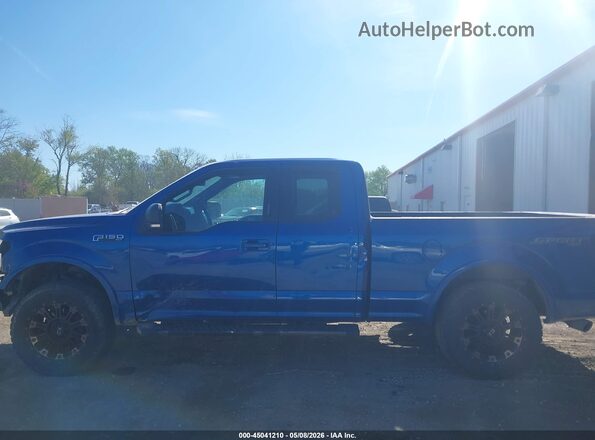 1FTFX1EF3HFA61148 2017 FORD F150 Blue Սալոնի 360 աստիճան տեսք