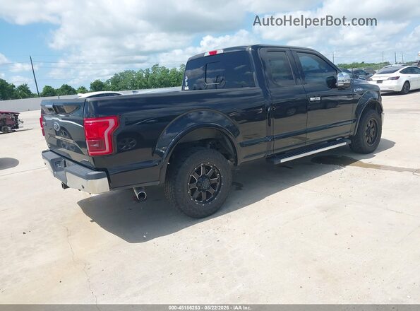1FTFX1EF5GFC17379 2016 FORD F150 Black უკანა მარჯვენა