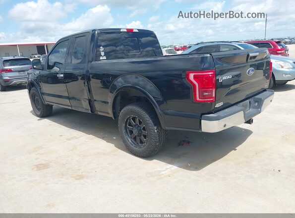 1FTFX1EF5GFC17379 2016 FORD F150 Black უკანა მარცხენა