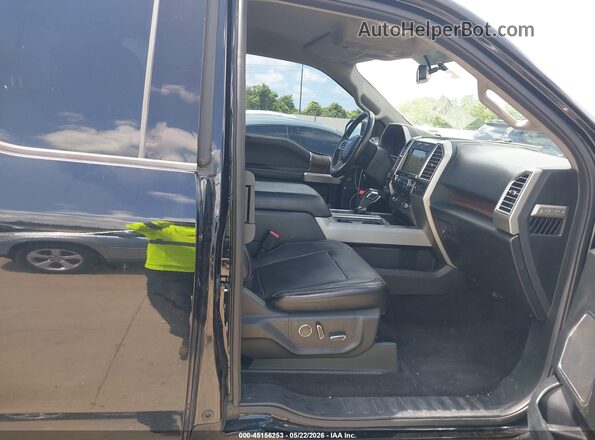 1FTFX1EF5GFC17379 2016 FORD F150 Black წინა სალონის ხედი