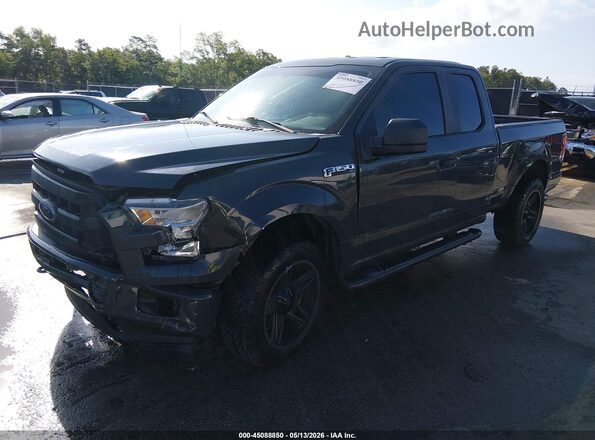 1FTFX1EFXHFB05226 2017 FORD F150 Gray Front left