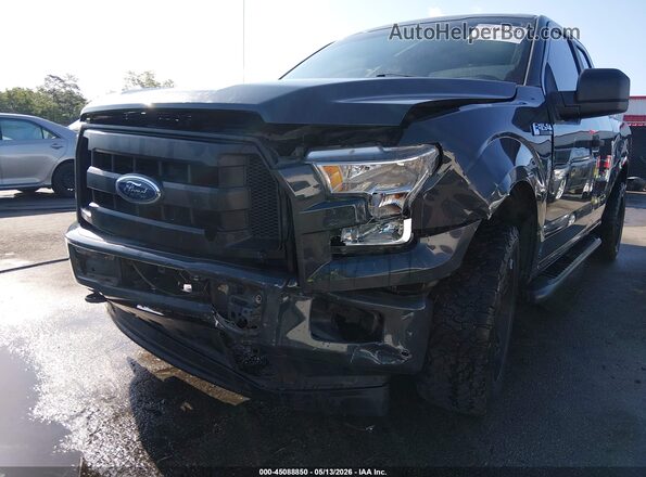 1FTFX1EFXHFB05226 2017 FORD F150 Gray Front view