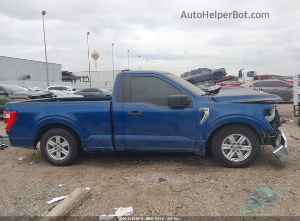 1FTMF1C57PKG18475 2023 FORD F150 Синий Панорамный вид салона 360°