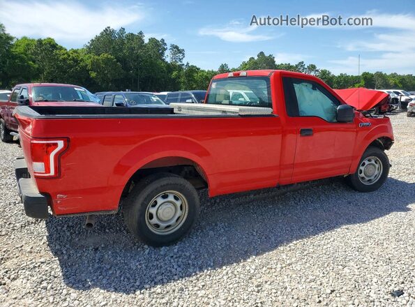 1FTMF1C82HKC14088 2017 FORD F150 Red Tył prawy