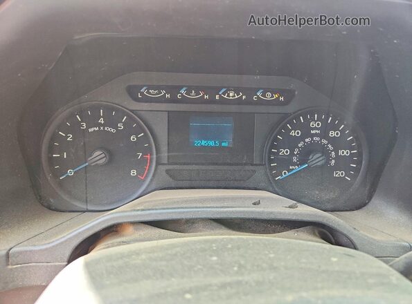 1FTMF1C82HKC14088 2017 FORD F150 Red Widok zestawu wskaźników
