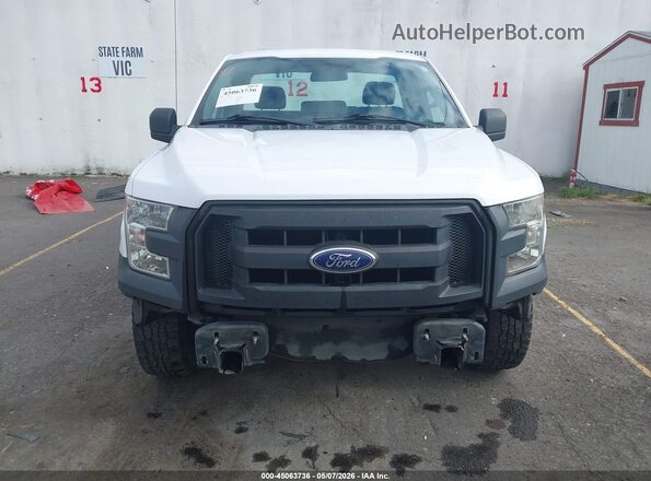 1FTMF1C89GKE78889 2016 FORD F150 White Widok wnętrza z tyłu
