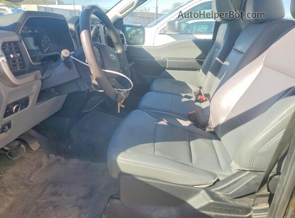 1FTMF1CB4NKF26792 2022 FORD F150 Черный Вид салона спереди