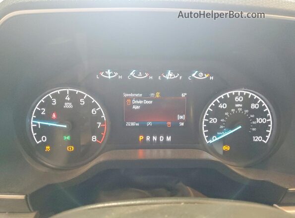 1FTMF1CB4NKF26792 2022 FORD F150 Черный Вид щитка приборов