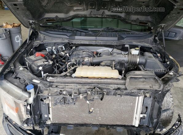 1FTMF1CB4NKF26792 2022 FORD F150 Черный Вид задней части салона