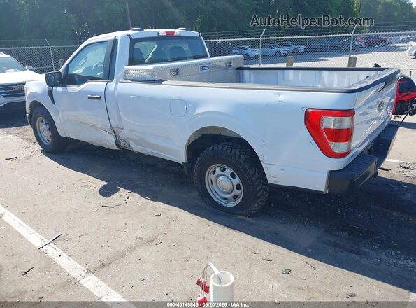 1FTMF1CB8NKE23214 2022 FORD F150 White Rear left