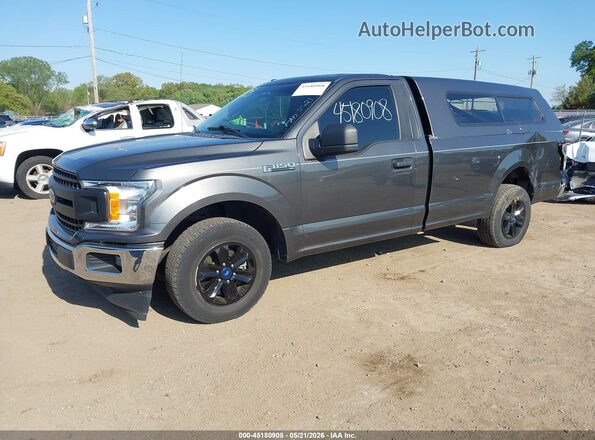 1FTMF1CB9JKF51147 2018 FORD F150 Gray Vista tres cuartos delantera izquierda