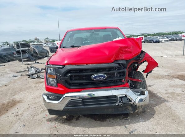 1FTMF1CB9PKE92254 2023 FORD F150 Red Вид щитка приладів