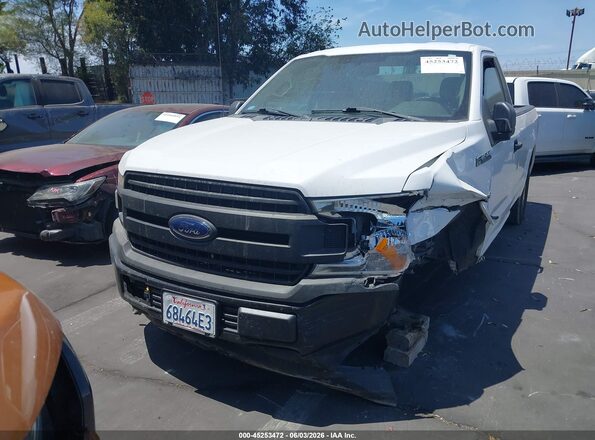 1FTMF1CBXJKE02598 2018 FORD F150 White Вид задньої частини салону