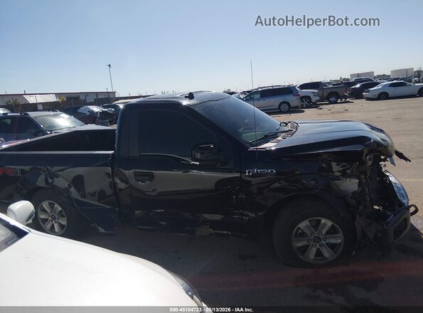 1FTMF1E59KKC98095 2019 FORD F150 Black Вид задньої частини салону